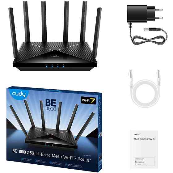 Маршрутизатор Cudy WR6500,BE6500 2.5G Wi-Fi 7 Router Вінниця