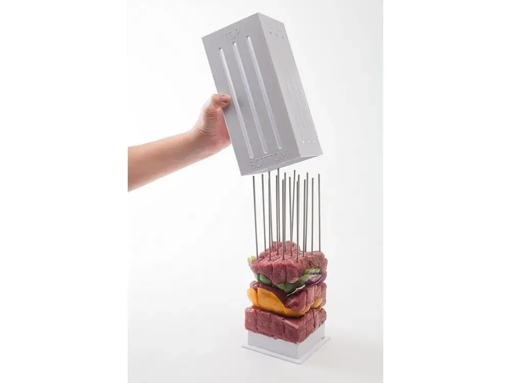 Приспособление для быстрого нанизывания шашлыка brochette express | шпажки для шашлыка Коломия - фото 3