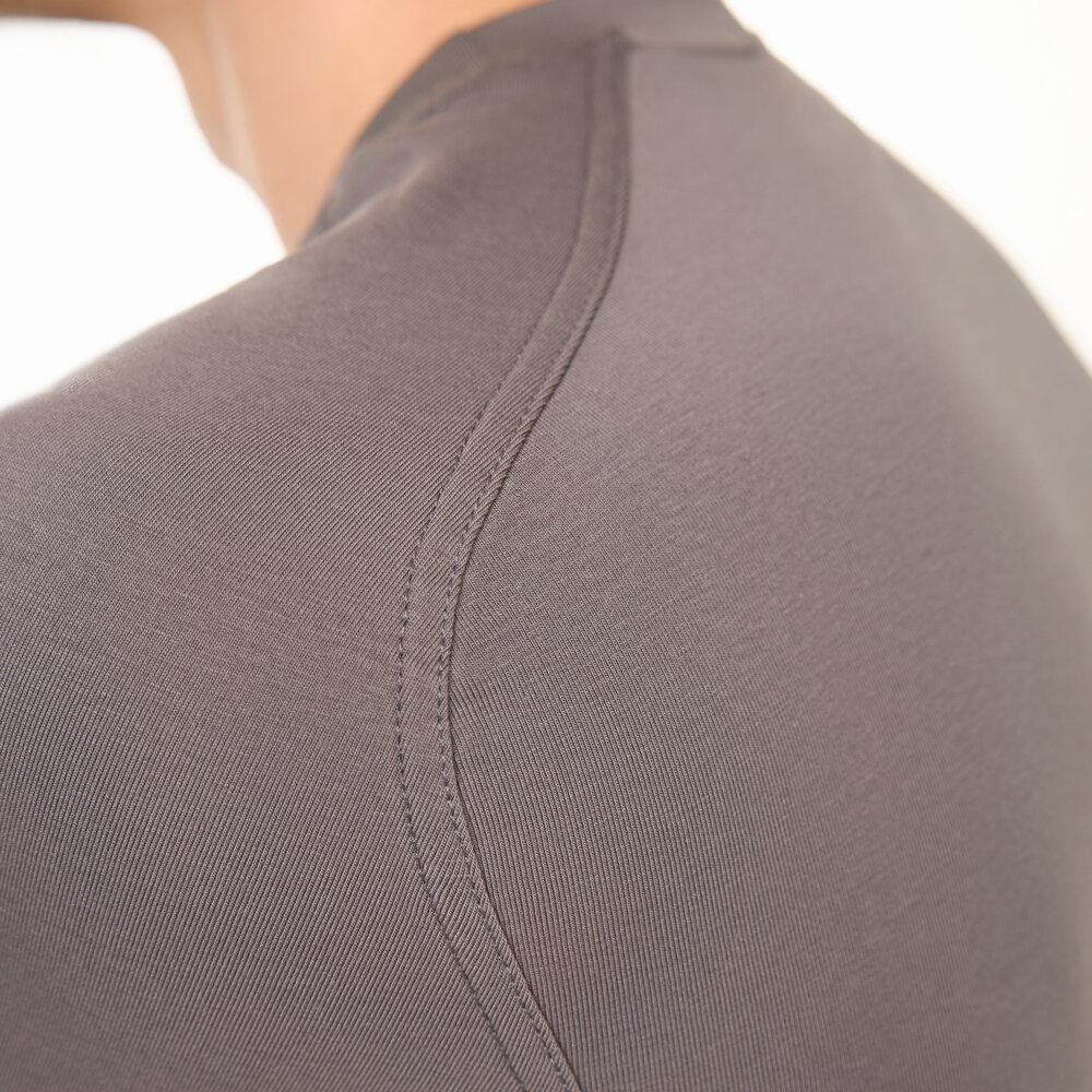 Темно-сірий чоловічий лонгсів Pobedov Dune. Темна сіра чоловіча кофта весна/осінь Київ - фото 7