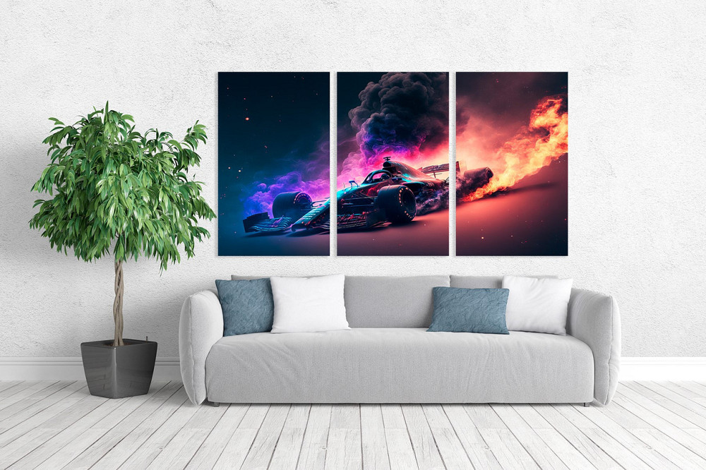 Модульна картина у вітальню/ спальню  Інь-Янь   ART-143_3A 70х130 см Київ - фото 2