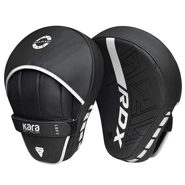 Лапи боксерські RDX F6 KARA Matte White Каменское - изображение 1