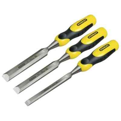 Стамеска Stanley DYNAGRIP, 3шт 10-15-20мм, кейс (2-16-887) Винница