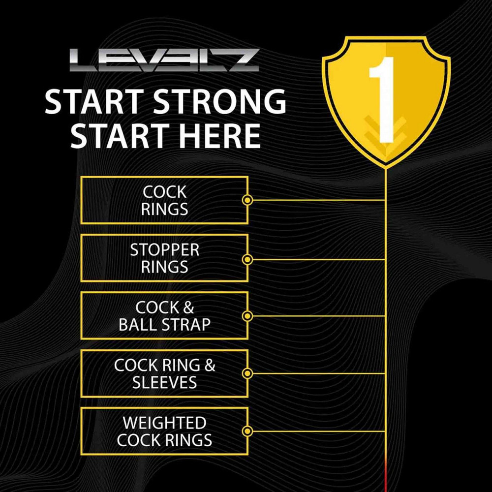 Потрійне ерекційне кільце LEVELZ Triple Ring, силіконове Sex Aura Київ - фото 6