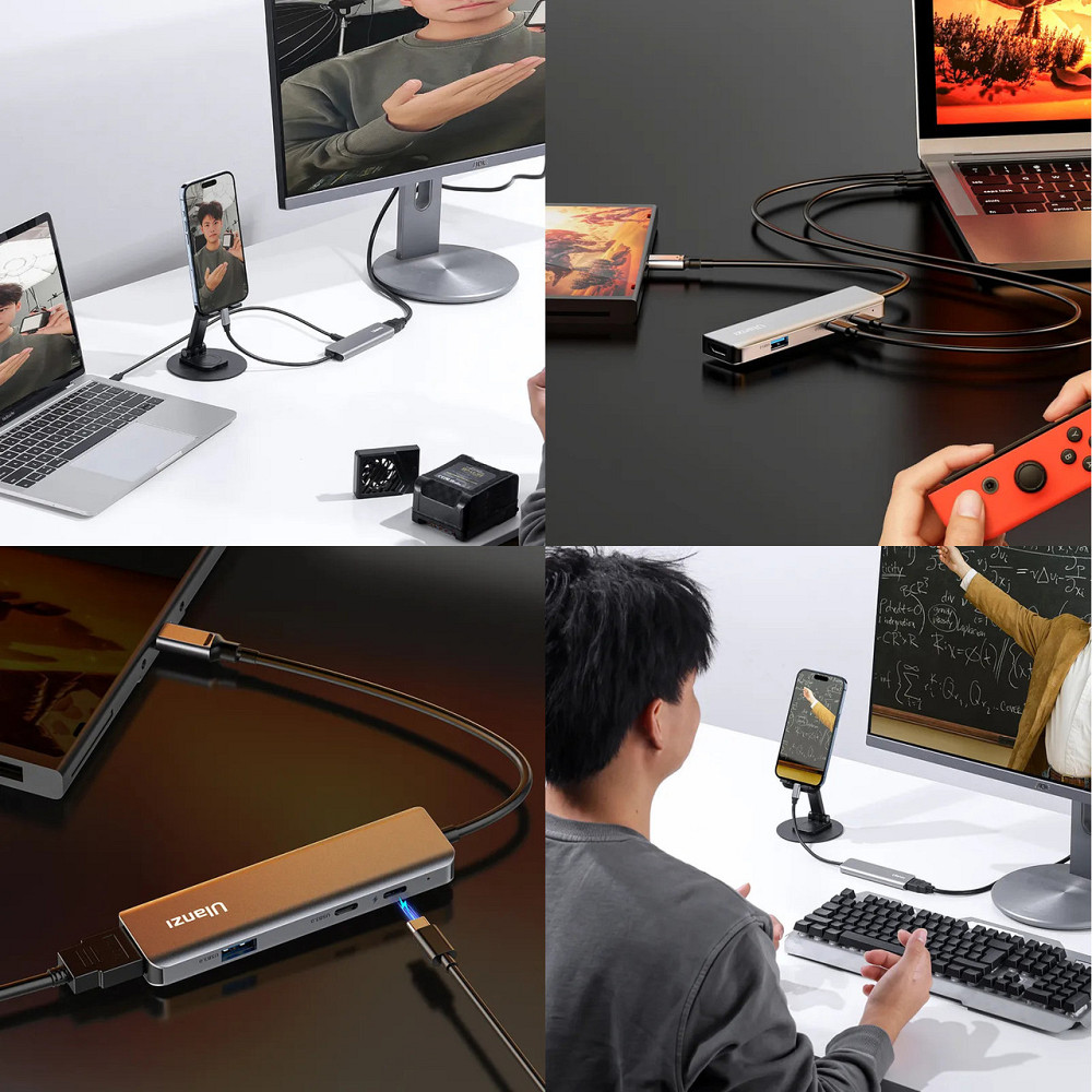 Карта захвата для стрима Type-C 1080p 60Гц Ulanzi C060 Киев - изображение 5