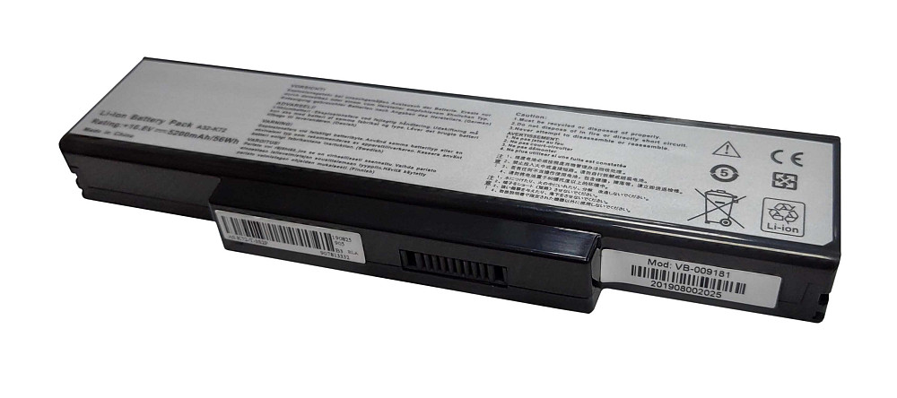 Аккумулятор для ноутбука Asus A32-K72 10.8V Black 5200mAh OEM Вінниця - фото 2
