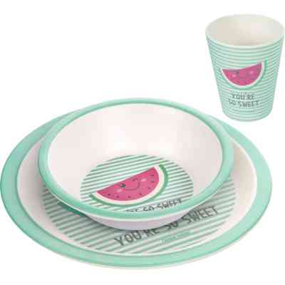 Тарелка детская Canpol babies So Cool бамбуковый 3 предмета Розовый (9/226_pin) Винница