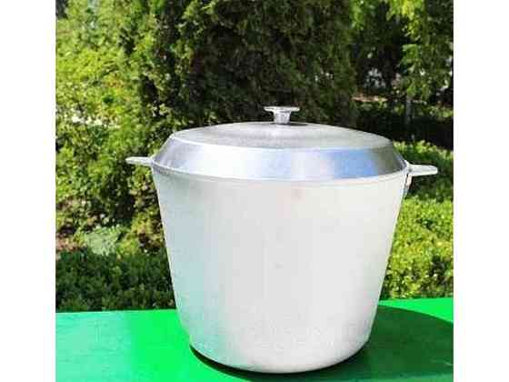 Каструля з кришкою 12,00л ТМ ПОЛІМЕТ Київ