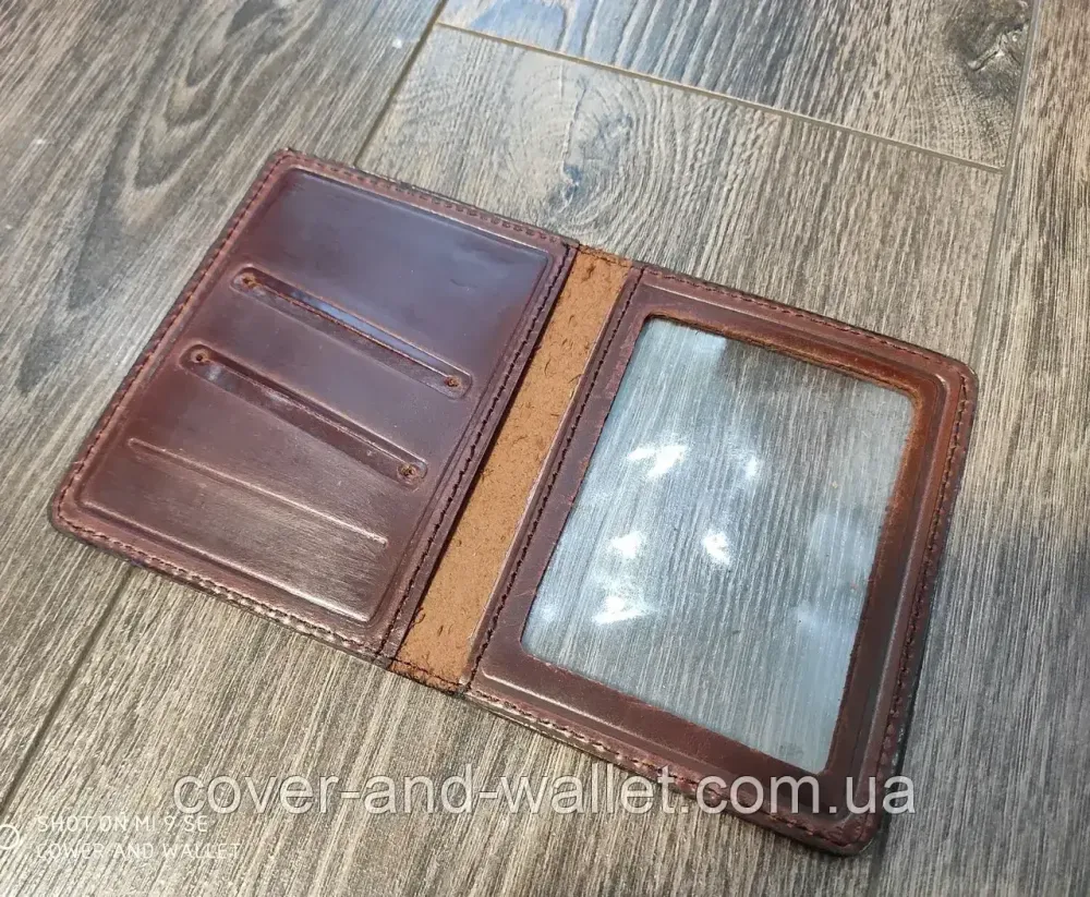 Обкладинка для пенсійного посвідчення й автодокументів із гербом України Київ - фото 8