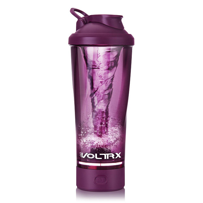 Шейкер спортивний електричний VOLTRX VortexBoost 600 мл. Tritan Purple Каменское - изображение 1