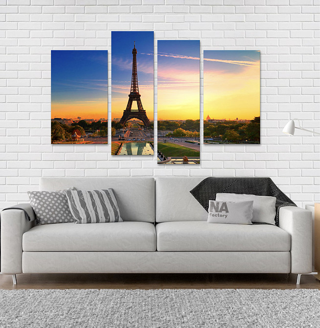 Модульна картина Париж Світанок Art-22_4 Київ - фото 2