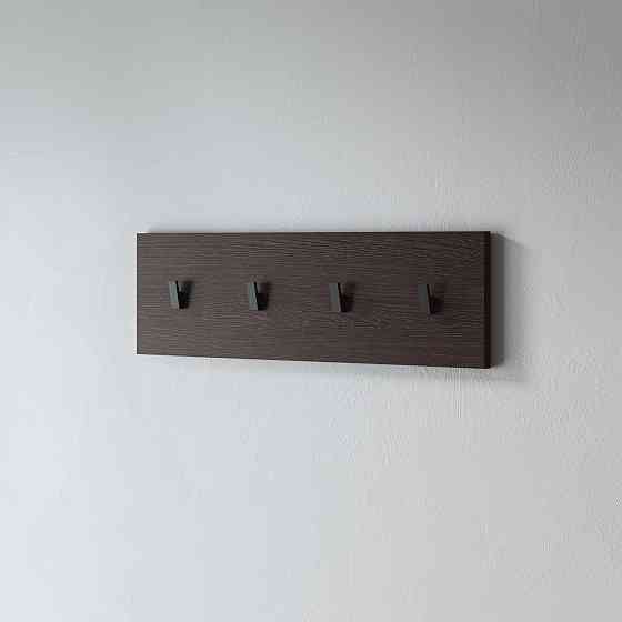 Вешалка настенная VAYS для одежды на 4 крючка M-47 Венге Темный Львов