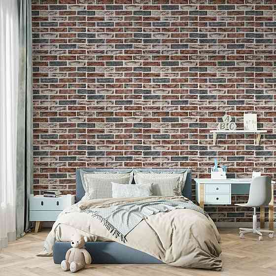 Самоклеюча 3D панель під цеглу клінкер помаранчевий 700x700x4мм (414) SW-00000769 Київ