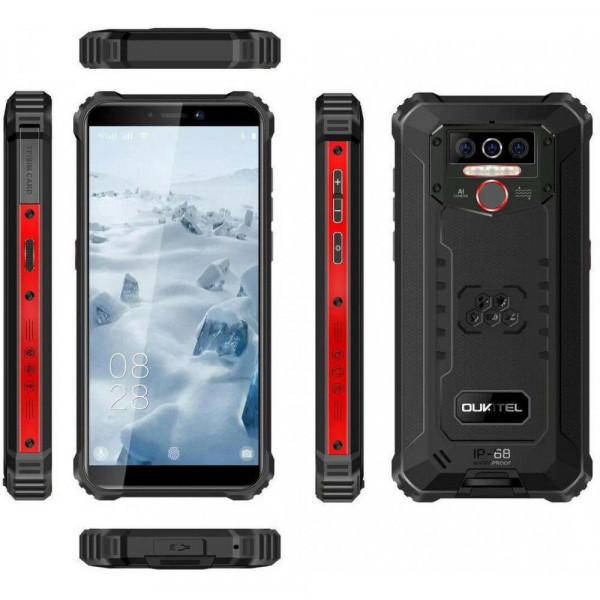 Смартфон Oukitel WP5 Pro 5.5" HD+ /4 GB / 64 GB / MTK6762D / 8000 mAh / IP68 / 13+5Мп Black (6972940563973) Київ - фото 4