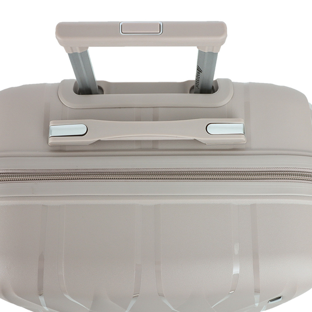 Чемодан полипропиленовый MADISSON 51103 средний 67 см шампань Киев - изображение 6