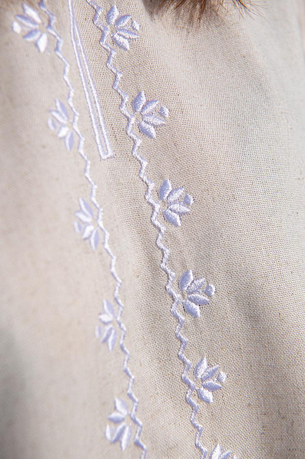 Вышиванка женская, натуральная льняная, топ Киев - изображение 2