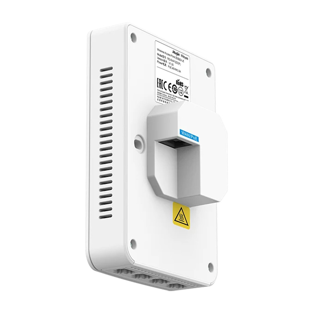 Точка доступу Ruijie Reyee RG-RAP1200(P) дводіапазонна настінна гігабітна з PoE Out Київ - фото 3