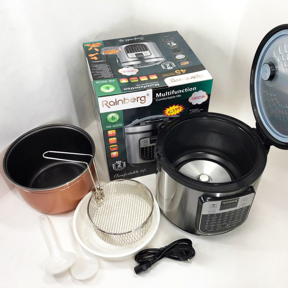 Бюджетная мультиварка Rainberg, Экономичная мультиварка для домашнего использования ZV-52 Львов - изображение 7