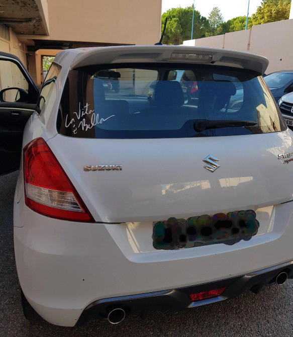 Наклейка Жизнь прекрасна белая стикер на авто Киев - изображение 8