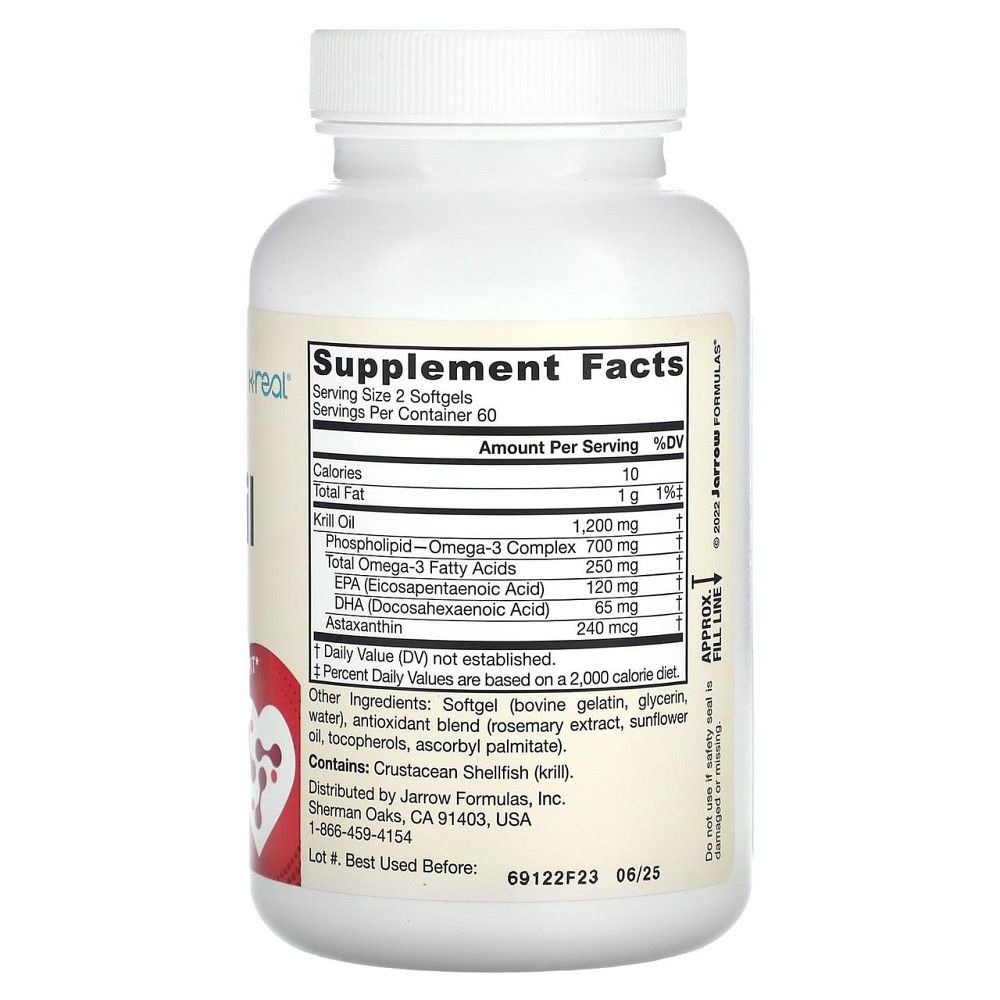 Олія криля Jarrow Formulas Krill Oil 120 гел капс Київ - фото 2