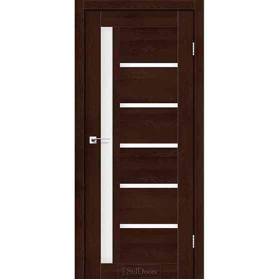 Межкомнатные двери StilDoors (СтилДорс) NICE Клен Француcкий стекло сатин 600х2000 мм Киев