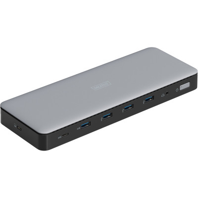 Порт-репликатор Digitus USB-C > 3xHDMI/2xDP/4xUSB-A/USB-C/RJ54/DC/Audio (DA-70918) Винница - изображение 1