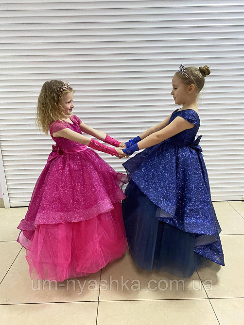 Длинное нарядное блестящее платье Бетси 128-134 Кривой Рог - изображение 8