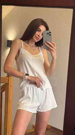 Жіночий комплект для дому та сну Молочний XS-S Харків