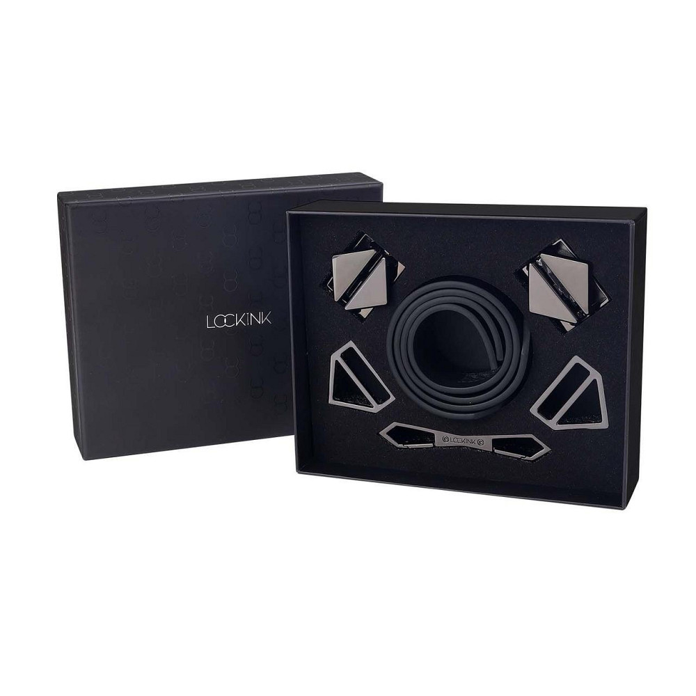 Наручники LOCKINK Wristcuffs/Anklecuffs Black Set Sex Aura Київ - фото 5