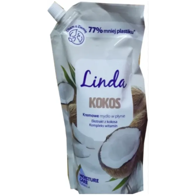 Жидкое крем-мыло для рук Linda Кокос, 1 л Львов - изображение 1