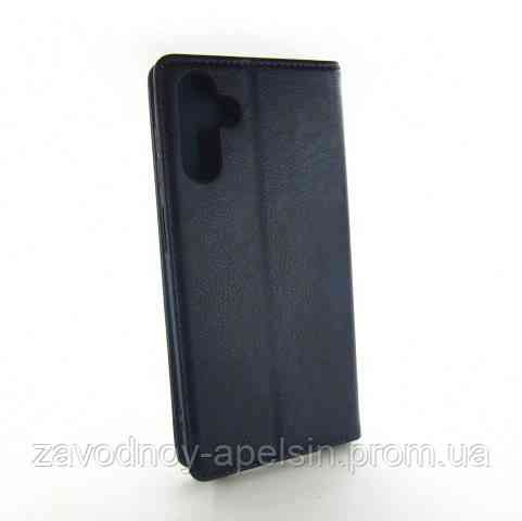 Чехол книжка Samsung A04s A047 Кожаный (синий) Одесса