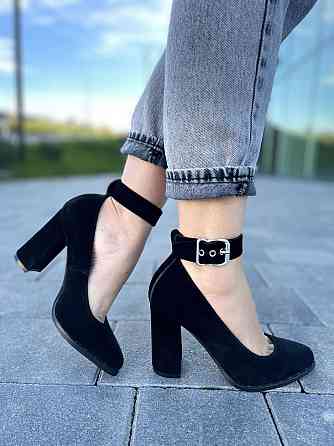 Nivelle Туфлі жіночі NIVELLE чорні натуральна замша каблук 9 см 36р. (1906/9518-9544) Коломия