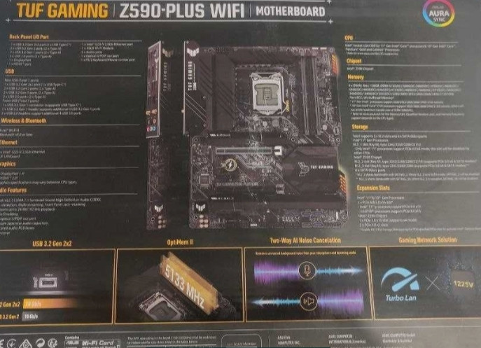 Материнская Плата ASUS TUF Gaming Z590-Plus Wi-Fi Нова Харьков - изображение 3