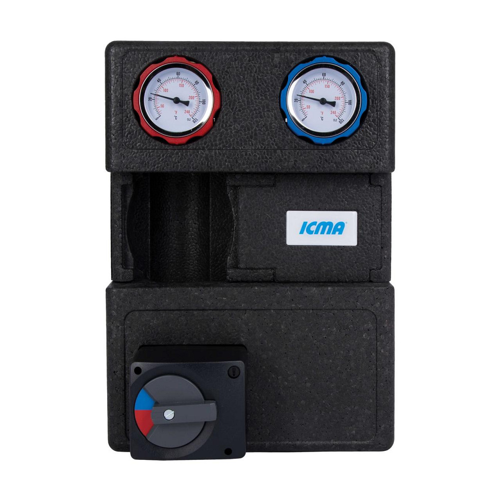 Насосна група Icma NoR001 1 1/2"x1" під'єднання зліва, без насоса 93R001AFS53SC Київ - фото 1