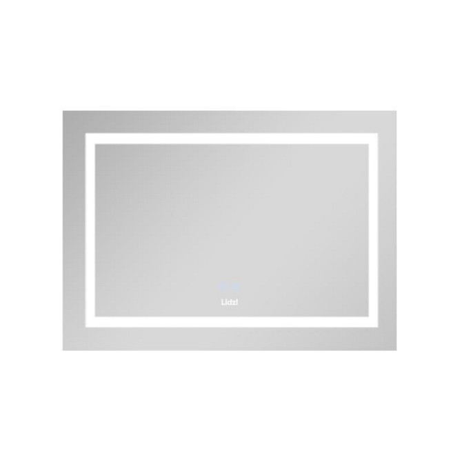 Дзеркало прямокутне для ванної Lidz Kubis 800х600 з LED-підсвіткою Touch, з антизапотіванням, LD78LF9047400 Харків - фото 4