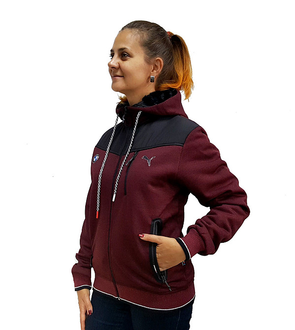 Женская трикотажная куртка-кофта на меху Puma Thumbnail 1 of BMW ,оригинал Киев - изображение 4