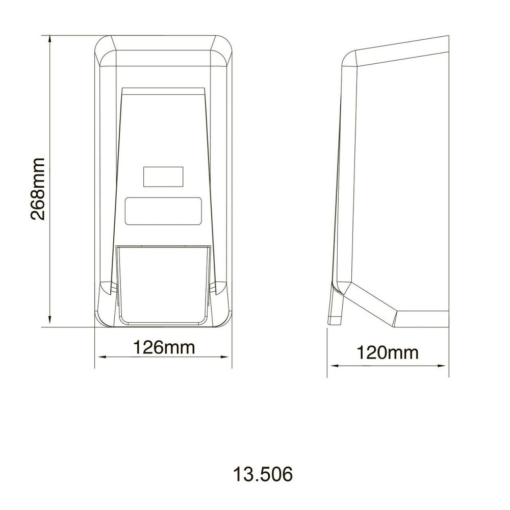 Дозатор жидкого мыла HOTEC 13.506 ABS White (000032069) Киев - изображение 5
