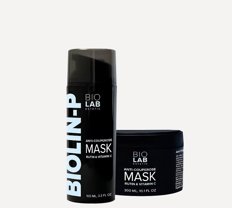 Антикуперозна маска з рутином та вітаміном C Anti-couperose Mask with Rutin & Vitamin C BIOLAB Estetic, 300 мл Дніпро - фото 1