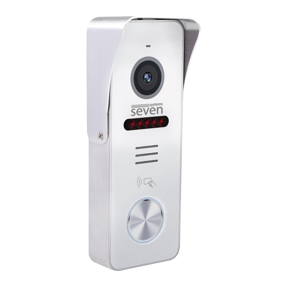 Виклична панель домофону з вбудованим зчитувачем карток EM-Marin SEVEN CP-7502F RFID white Київ - фото 12