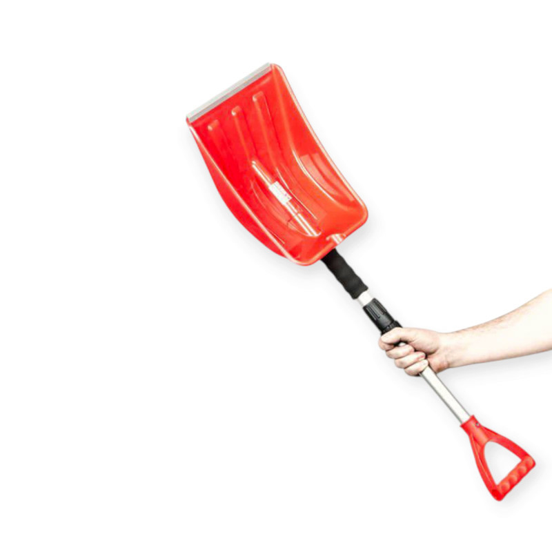 Лопата снега 25 х 68-87см телескоп, мягкая вставка, алюм. трубка с металл. губой для Мукачево - изображение 8