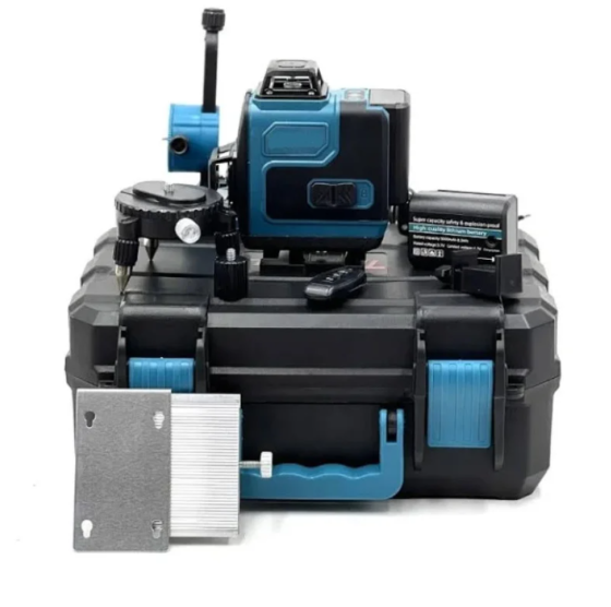 Лазерний рівень акумуляторний 4D 16 ліній зелений промінь із самовирівнюванням, кейсом та зарядкою Одеса