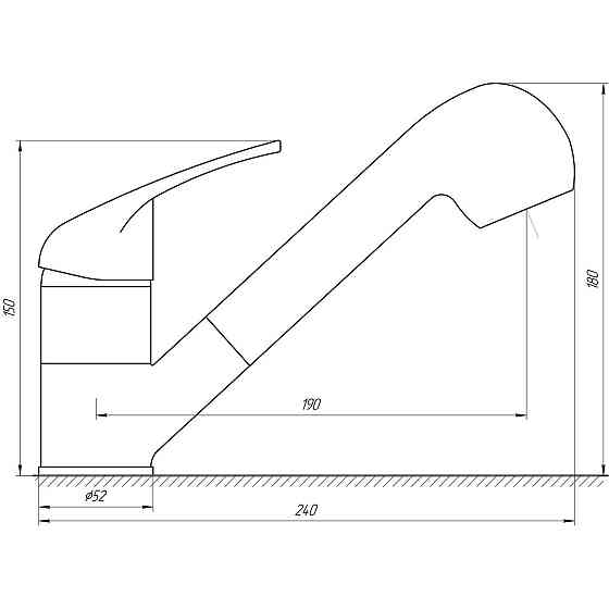 Змішувач для кухні Globus Lux Solly GLSO-0107 (000009291) Київ