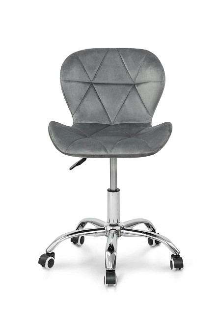 Стілець офісний Роккі, велюр сірий Київ - фото 4