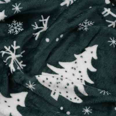 Плед Ardesto Christmas Flannel 160х200см, 100% полиэстер, елочки (ART0128PB) Винница