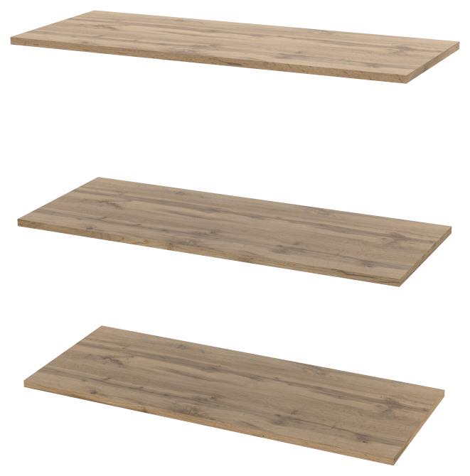 Шафа розпашна з полицями Doros Промо 90х48х204 см Дуб сонома (DRS-011200) Дніпро - фото 7