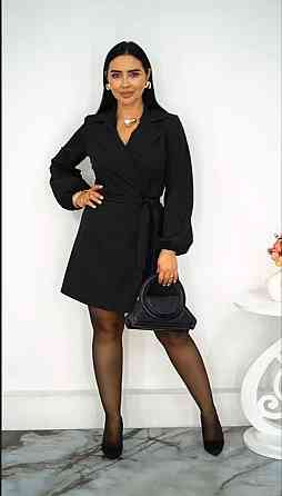 Стильный женский комбинезон с запахом имитация платья костюмка 52/54 Одесса