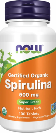 Спирулина Now Foods Spirulina 500 mg 100 таб Киев