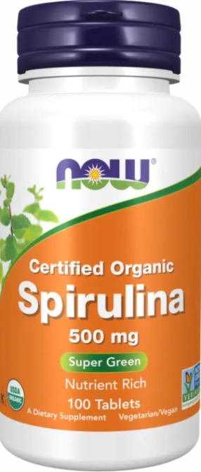 Спіруліна Now Foods Spirulina 500 mg 100 таб Київ - фото 4