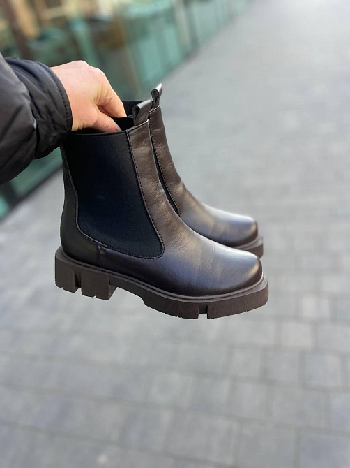 BIZONI Черевики жіночі BIZONI 215/1 коричневі (зима, шкіра натуральна) (5635) 38 Коломия - фото 1