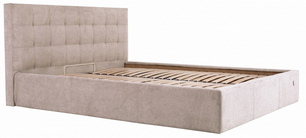 Кровать Двуспальная Chester New VIP 180 х 200 см Мисти Mocco С дополнительной металлической цельносварной рамой Мокко Днепр - изображение 10