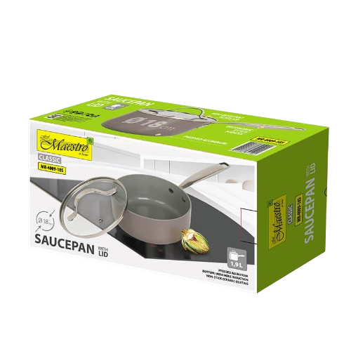 Ковш 1,9л з кришкою а/п Ceramic MR-4009-18S Maestro Житомир - изображение 6